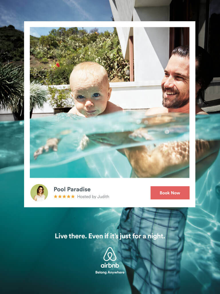 airbnb baby ad