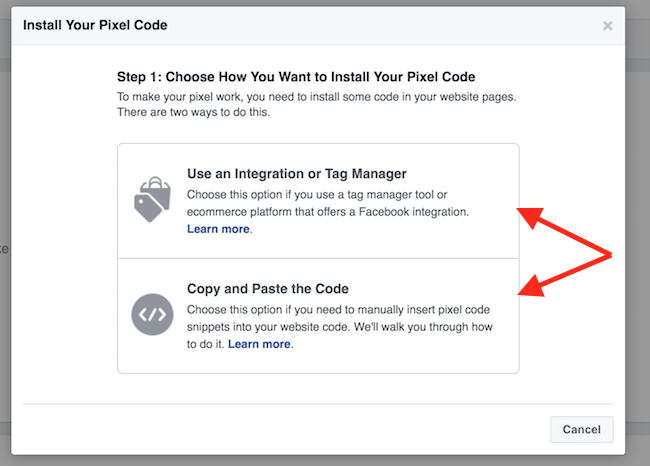 how to install the facebook pixel