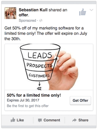 offer ad